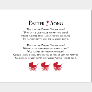 Patter Song Lyrics Posters and Art